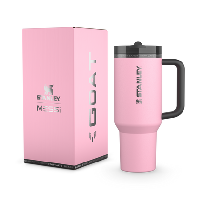 The Messi x Stanley Quencher ProTour Flip Straw Tumbler